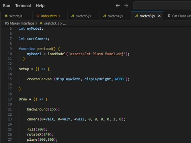 p5.js Tutorial Experimentation